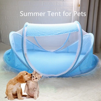 

Indoor Cat pet tent foldable bed Cute indoor dog tent chihuahua bed dog beds for small dogs cat bed house Cat pet supplies