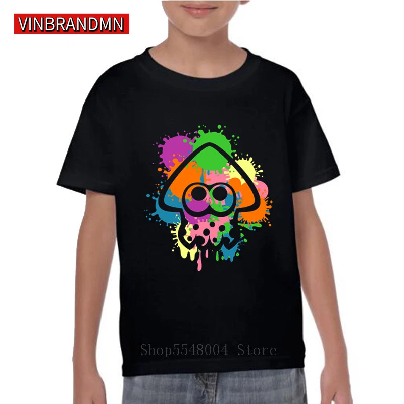 Camisetas De SQUID KAWAII SPLATOON para niños, camisetas de regalo, playera de Splatoon para niños, ropa de calle elegante, camiseta de Splatoon para niños|Camisetas| - AliExpress