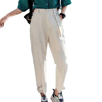 

Workwear pants trousers women BF pants women loose casual pants nine-minute small feet and Leggings