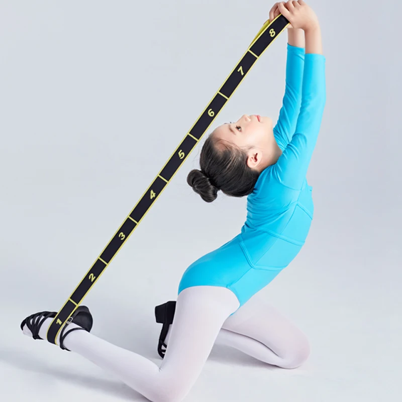 Girls Adults Latin Resistance Bands Ballet Pull Up Elastic Bands Belt Fitness Arms Legs Exercise Belts latin dance belt
