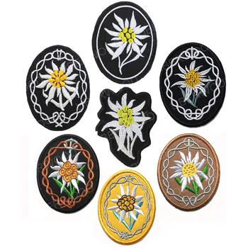 

Flower of Edelweiss German Patch Applique Germany Patch Badge Tactical Armband