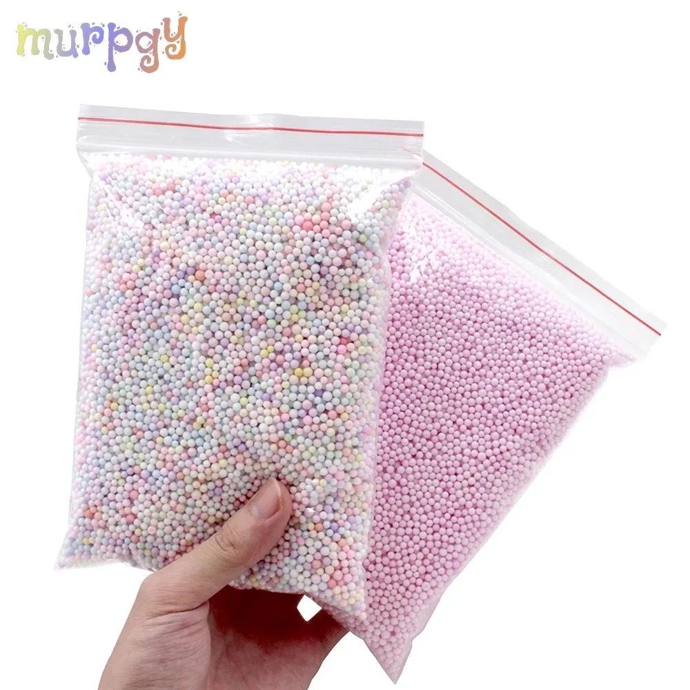 

Big Bag DIY Fluffy Slime Balls Additives Accessories Color Snow Mud Particles Charms Foam Slimes Filler Addition For Slime Kit