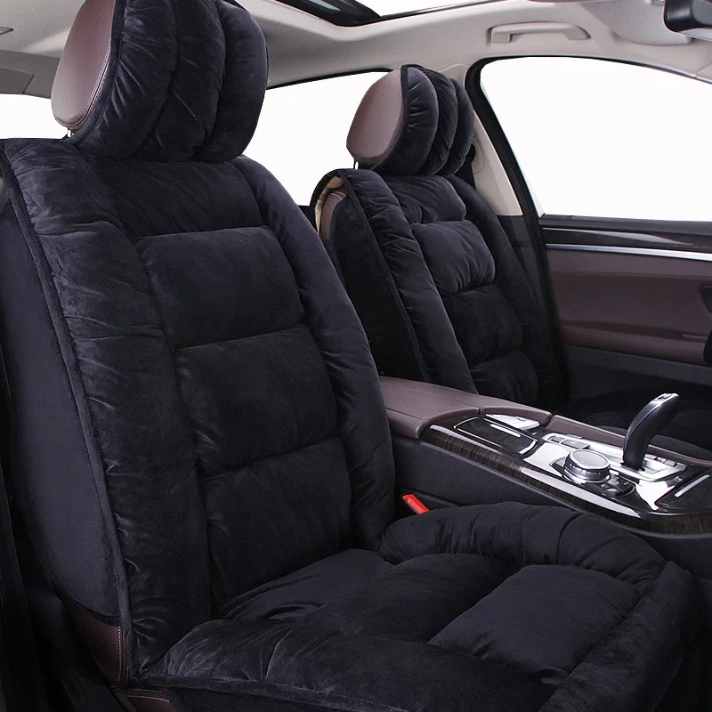 

Winter Short Plush Car Seat Covers Universal for Honda Accord FIT CITY CR-V XR-V Odyssey Element Pilot URV car accessories auto