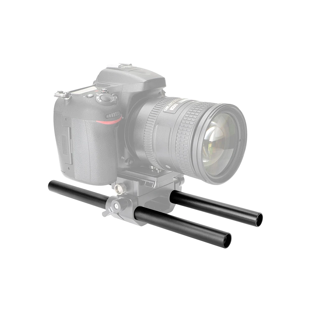 CAMVATE-M12 로드 알루미늄 알루마이트 2 개 15mm 25cm 35cm, DSLR 매트 박스, 포커스 모니터 숄더 마운트 리그 사진 스튜디오
