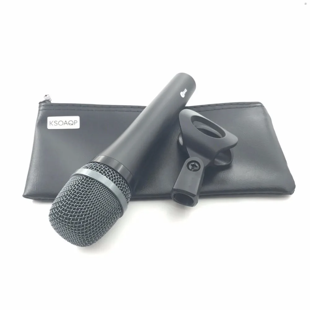 Black color E945 Dynamic Vocal Wired Microphone E 945 Karaoke Super Cardioid Mic for Mixer Audio Studio Video Singing Recording