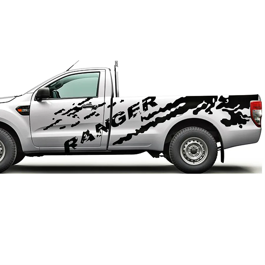 Mudslinger Side Body Sticker Graphic Vinyl Car Decals Accessories Fit For Ford  Ranger 2012 2013 2014 2015 2016 2017 2018 2019 - Car Stickers - AliExpress