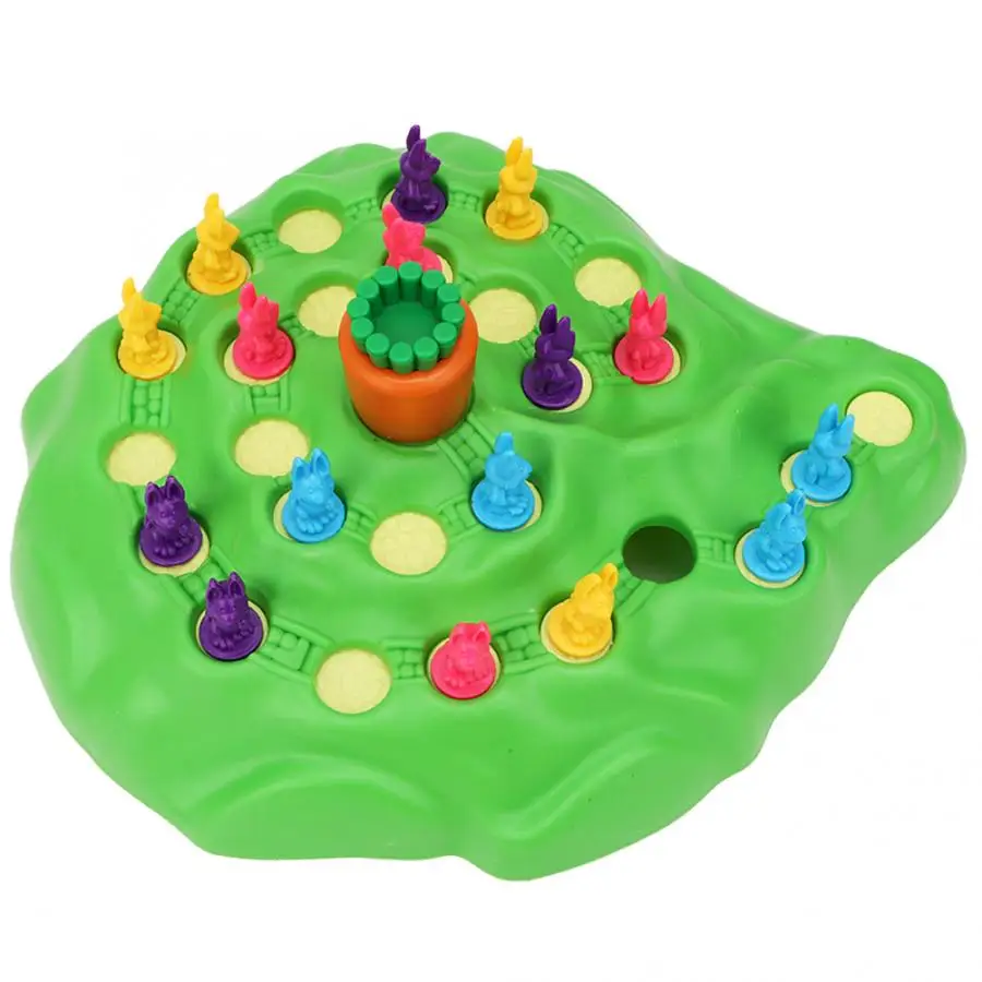 

Montessori Toys Bunny Rabbit Shape Chess Competitive Trap Party Board Game Desktop Educational Play Chess Toys For Children