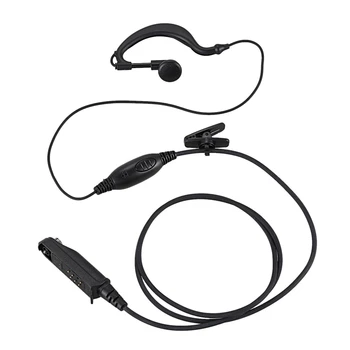 

G Shape Earpiece Headphone Ptt For Baofeng 2 Way Radio Bf-9700 Bf-A58 Uv-9R