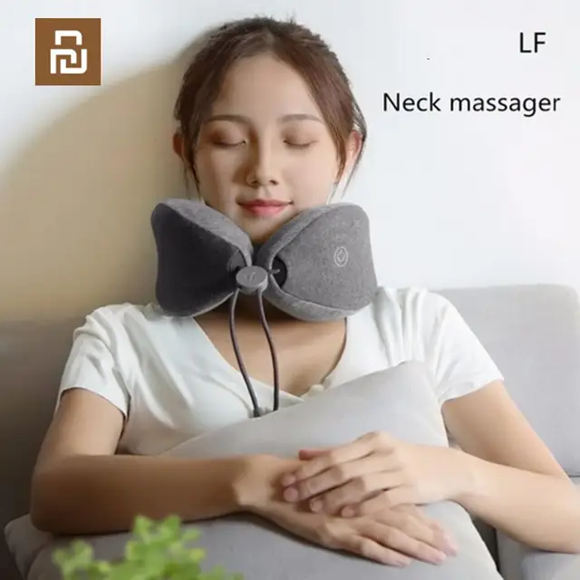 Newest Youpin LF Neck Massage Pillow Neck Relax Muscle Therapy Massager Sleep pillow for office home