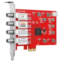 TBS6904se DVB-S S2 S2X Quad Tuner PCIe Card for Watching and Recording Satellite FTA TV Channels on PC 2