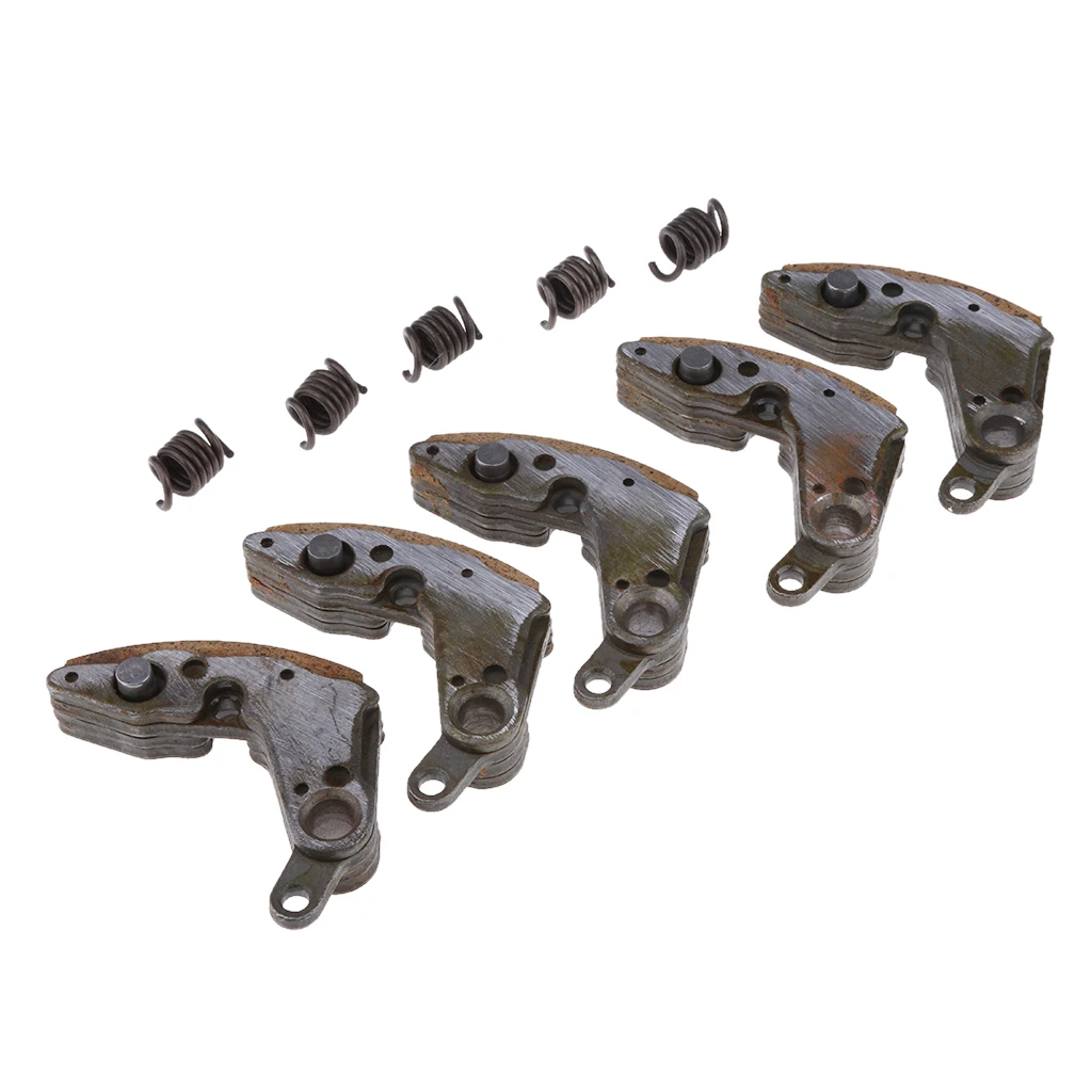 5Pcs Engine Clutch Pads + 5Pcs Clutch Spring for CFmoto CF500 ATV UTV Parts