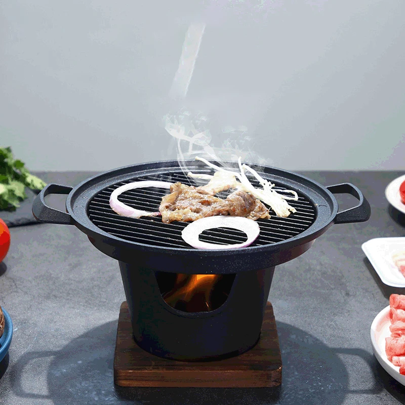 Mini portátil churrasqueira churrasqueira a carvão acessórios
