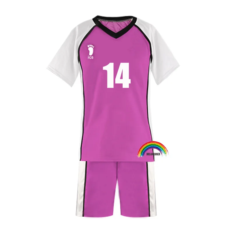 Haikyuu Season 3 Cosplay Jersey Shiratorizawa Academy Uniforms Wakatoshi Ushijima Eita Semi Satori Tendo Sportwear Costume Sets