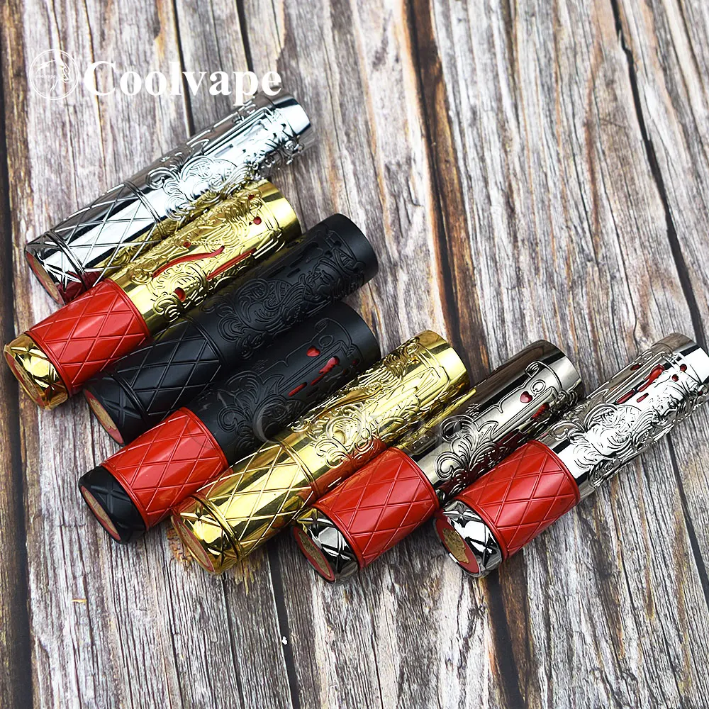 

Электронная сигарета coolvape queen, механический мод, диаметр 26 мм, латунный материал