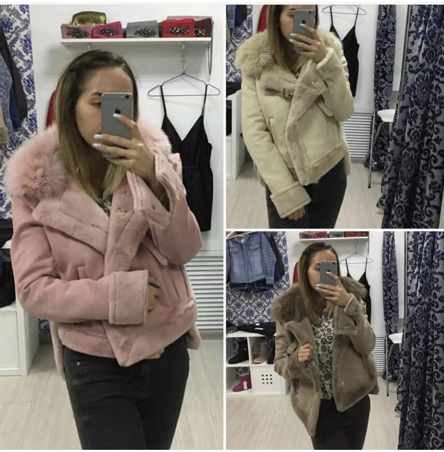 Женские кожаные куртки, зимняя замшевая кожаная куртка, женская короткая байкерская куртка из овечьей шерсти, толстое теплое пальто из овечьей шерсти
