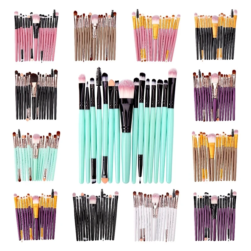 Discount Makeup-Brush-Set Eyeshadow Blush Foundation Consealer Face Beauty Professional Cosmetict GR6JewopNgr