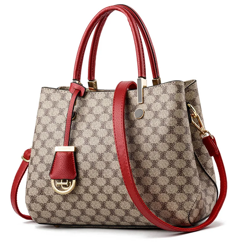 

2019 New Handbags For Women Leather Handbag Luxury Designer Femlae Shoulder Bag Printing Ladies Tote Bags For Women Bolsas Sac