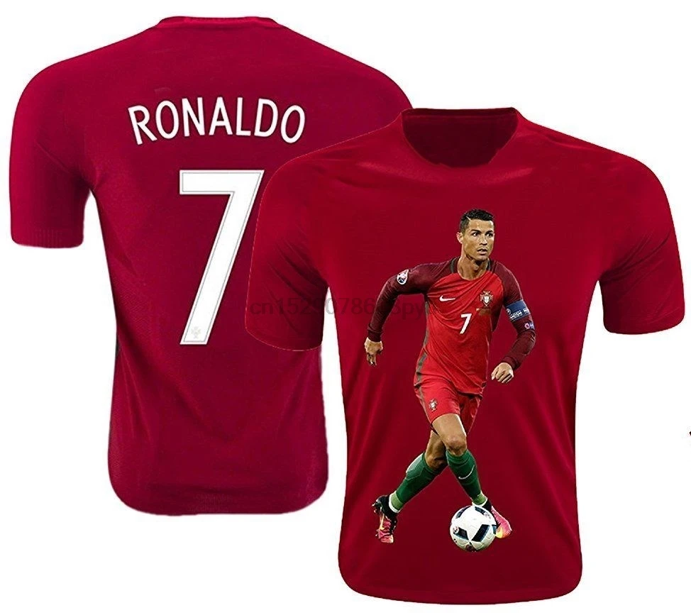 Ronaldo JERSEY สไตล์ T เสื้อเด็ก Cristiano Ronaldo JERSEY โปรตุเกส T