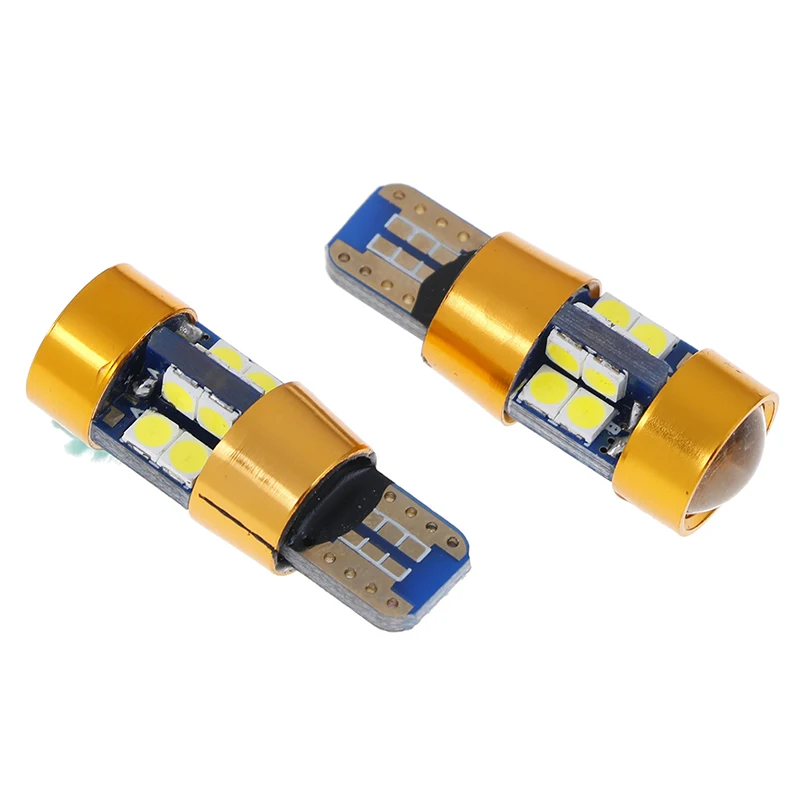 2x Янтарный T10 15 Вт 3030 19SMD Canbus Error Free светодиодный подсветка лампы|Сигнальная лампа|