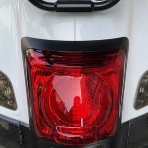 Image 3 - Motorfiets Achterlicht Cover Abs Matte Lamp Velg Zwart Voor Vespa Gts 250 300 Gtv 300 2019 2020 2021