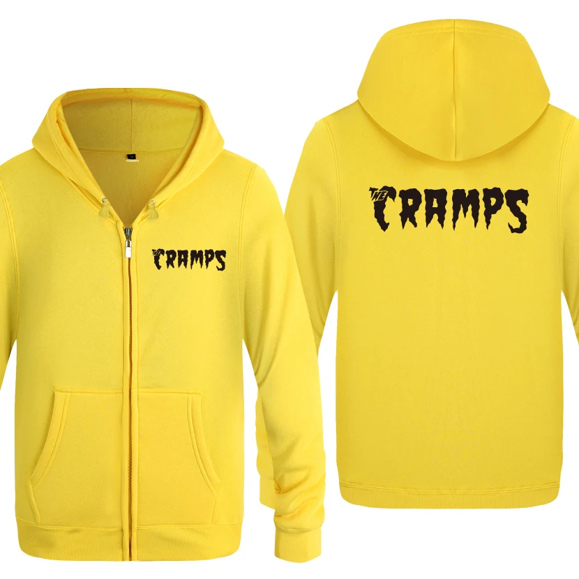 The Cramps Rock Band толстовки мужские мужская молния с капюшоном флисовые толстовки кардиганы - Цвет: HUAY HET
