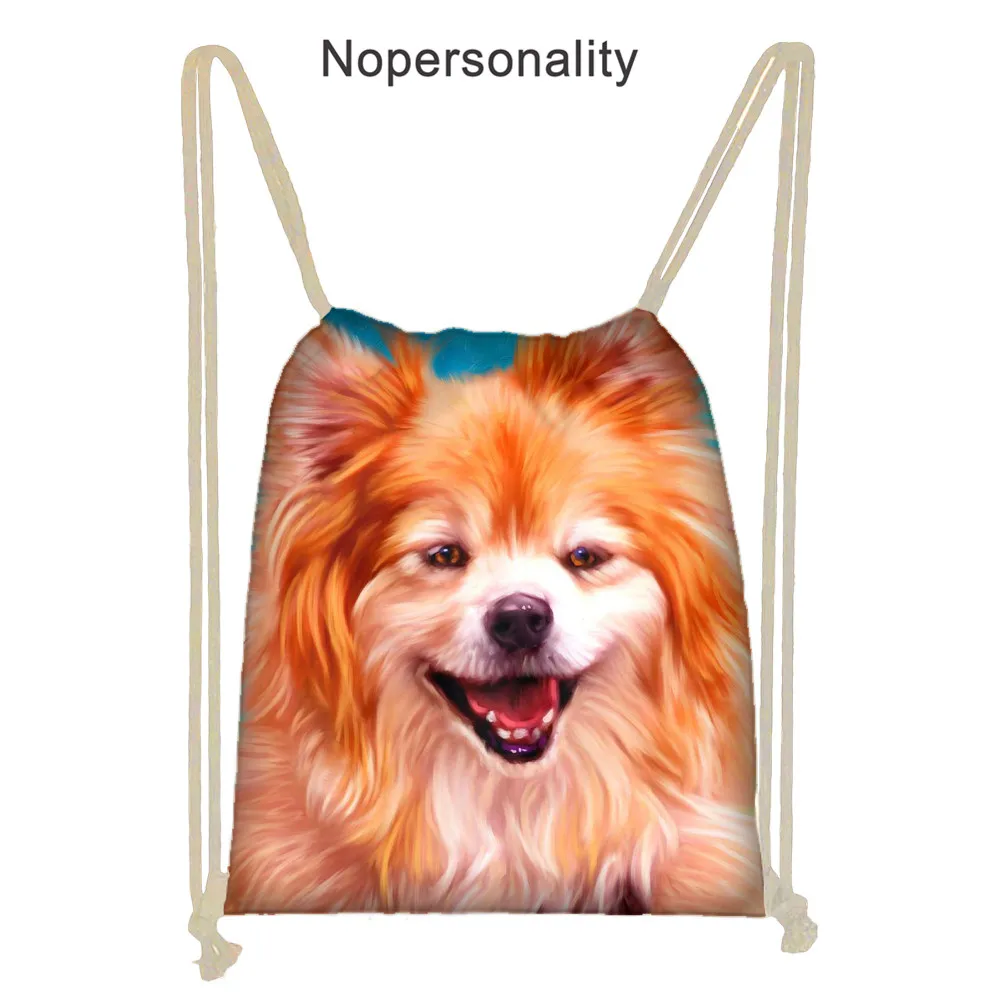 Сумка на шнурке Nopersonality с надписью Love Померанский школьный портфель плечо для