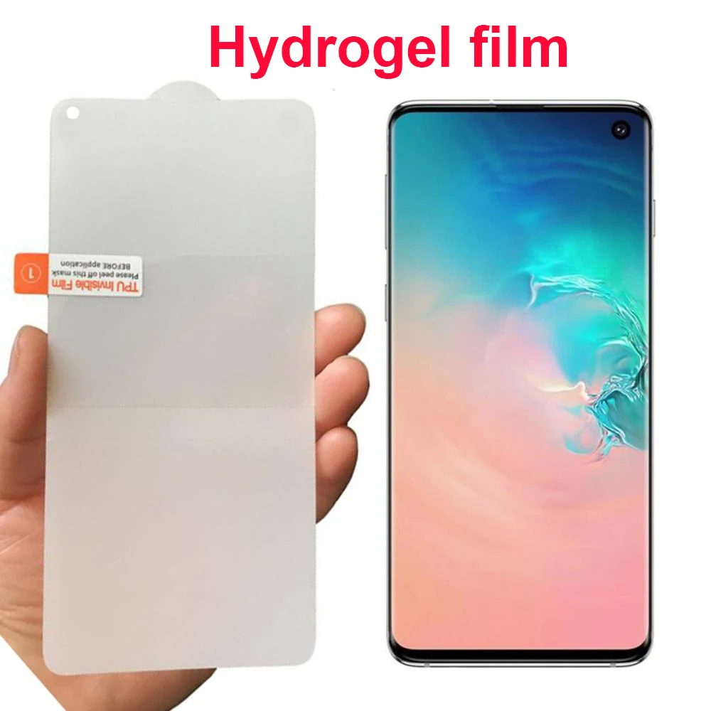 2Pcs Hydrogel Film For Samsung S21 S20 S10 S9 S8 Plus Note 20 10 9 Ultra Screen Protector For Samsung A12 A32 A51 A52 A72 A71 5G