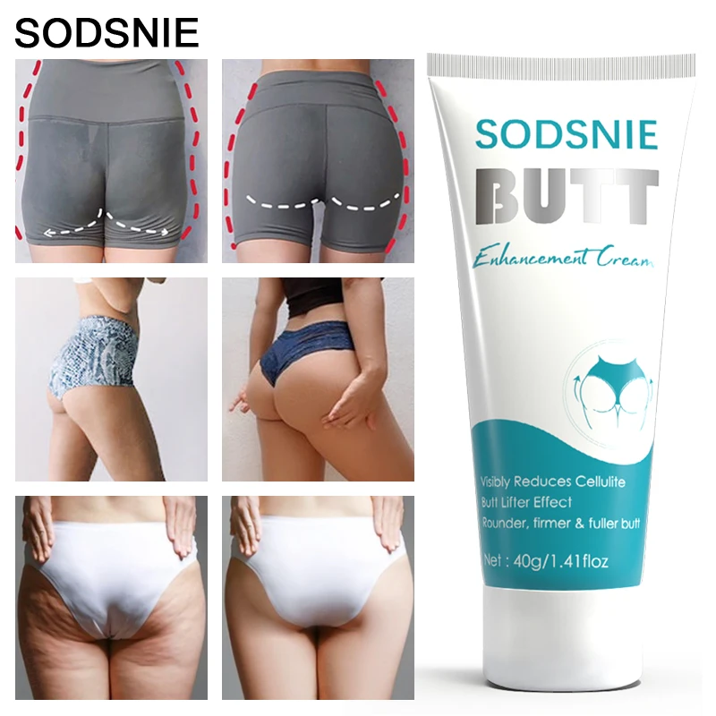 Butt Enhancement Cream Firming Lifting Remove Cellulite Body Care Fast Growth Busty Amino Acid Collagen Serum Sexy Curvy 40g 2