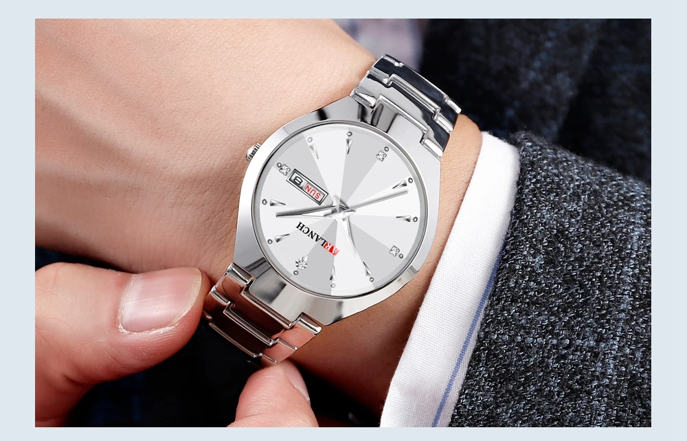 Relógio de casal, брендовые Роскошные ARLANCH часы для влюбленных, кварцевые часы с календарем для женщин и мужчин, наручные часы для пар, Relojes Hombre