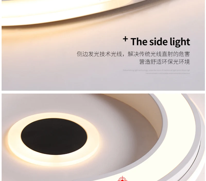 Современный светодиодный потолочный светильник для гостиной спальни круглая металлическая Потолочная Лампа Приспособление для дома
