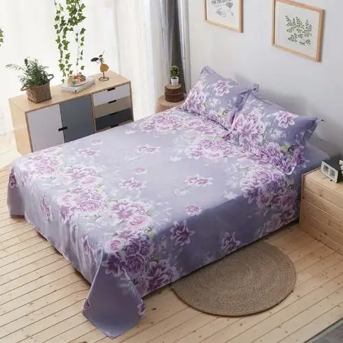bedsheet 1 Хлопковые простыни, Твин, полный размер queen, покрывало для кровати, набор, drap de lit, для колледжа, общежития, sabanas de algodon 36 - Цвет: bedsheet 1