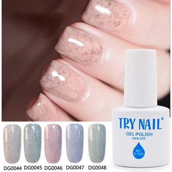 

TRY NAIL 12 Colors Faux Fur Effect Nail Gel Soak Off UV LED Nail Art Gel Polish Gel Varnishes