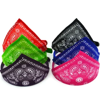 

Fahsion Small Dog Scarf Adjustable Pet Cat Collars Scarf Neckerchief Necklace Trigon Pet Accessories