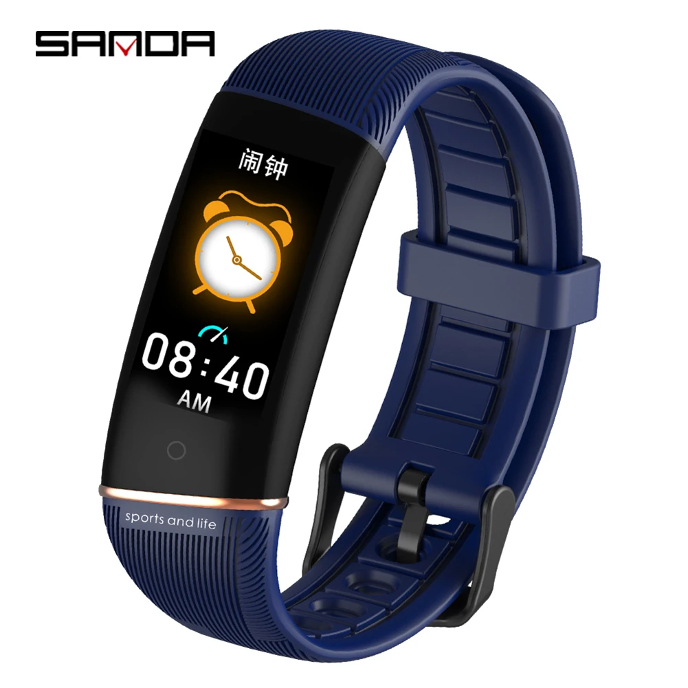 Watch Smart Watch Bluetooth Touch Screen Music Control Health Tracker Message Reminder Wristwatch Compatible with Android iOS
