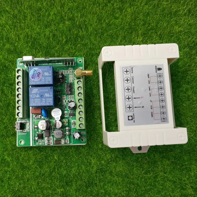 433mhz RF dc12v 24v 48v электрическая дверь/занавес/жалюзи мотор беспроводной Радио пульт дистанционного управления переключатель для вперед и обратного двигателя