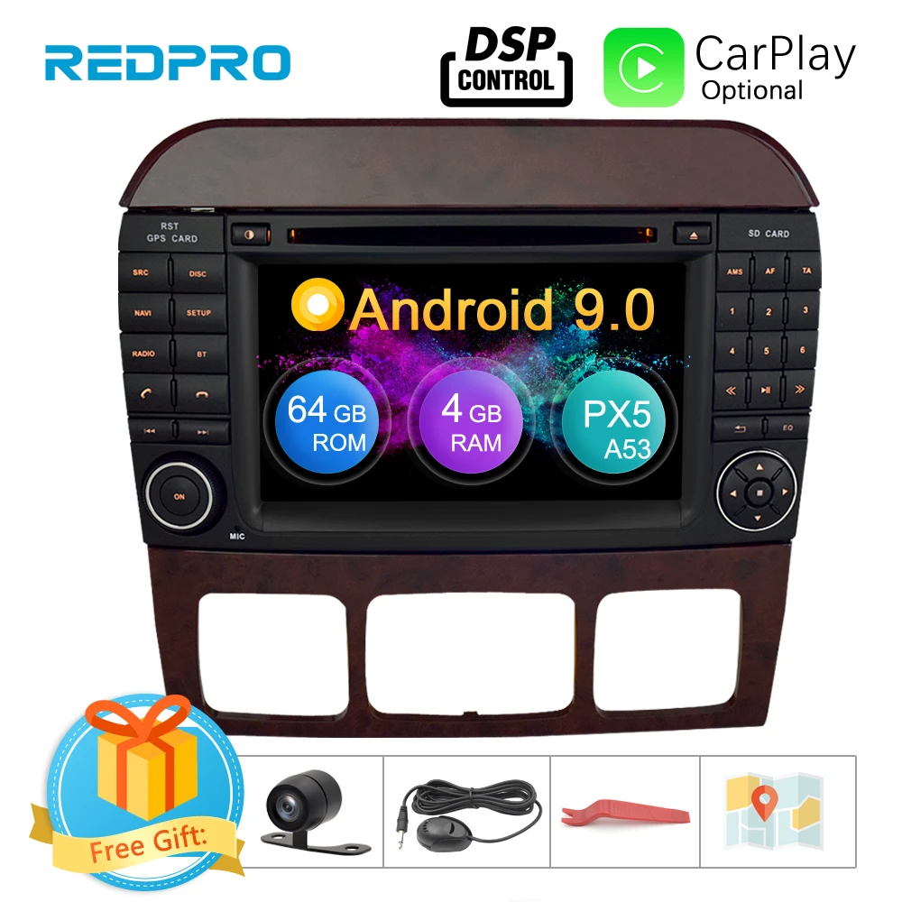 Cheap 7" Android 9.0 Car DVD Player GPS Navigation For Benz SCL Class S320 S350 W220 W215 CL600 1998-2005 Audio Video Radio Multimedia 0 Cheap 7" Android 9.0 Car DVD Player GPS Navigation For Benz SCL Class S320 S350 W220 W215 CL600 1998-2005 Audio Video Radio Multimedia 0