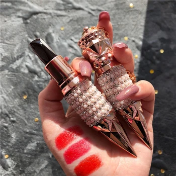 

3 in 1 Moisturizing Long Lasting Valentine's Day 3-Color Lipstick Matte Lip Stick Ladies Birthday Gift Wholesale