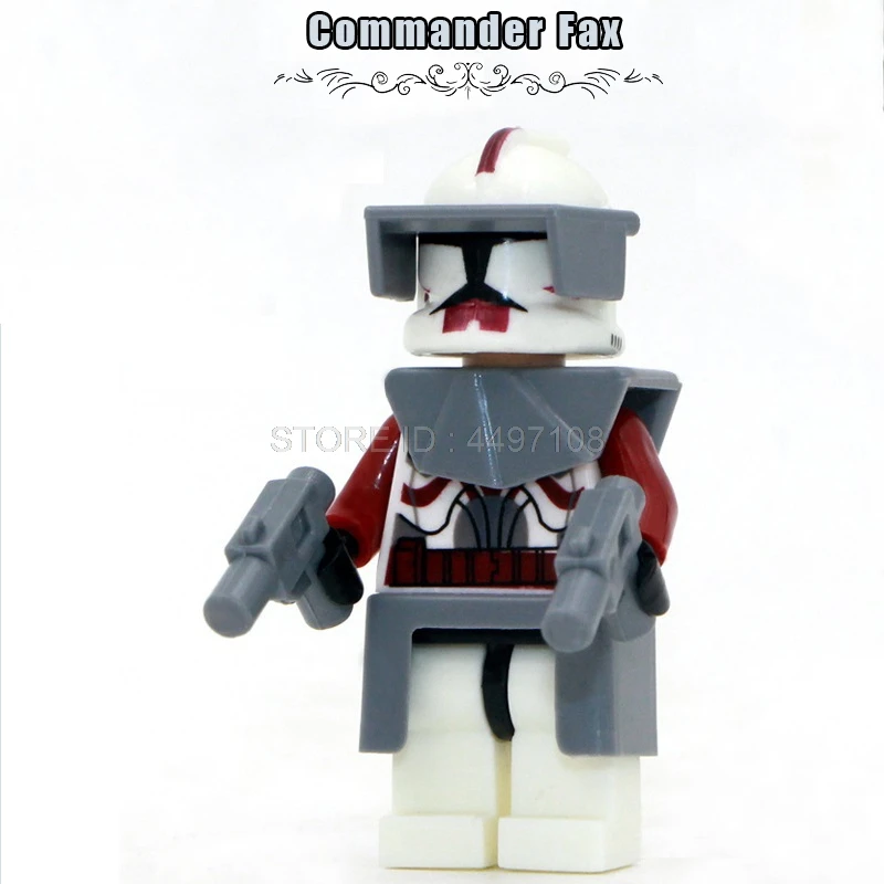 Commander Rex Звездные войны, клон, десантники, Praetorian Guard, робот, армейские фигурки Звездные войны, строительные блоки, детские игрушки, RSD8 BB8 R2D2, мастер джедай, наборы - Цвет: Commander Rex