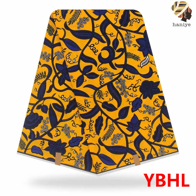 Новая модная Горячая красочная восковая ткань с принтом в африканском стиле для женского платья