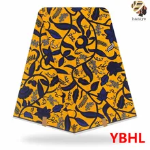 Новая модная Горячая красочная восковая ткань с принтом в африканском стиле для женского платья