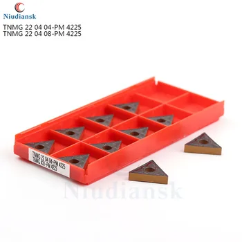 

100% original TNMG 220404-PM 4225 TNMG220408-PM carbide inserts External Turning Tool CNC Lathe Turning Tool turning insert