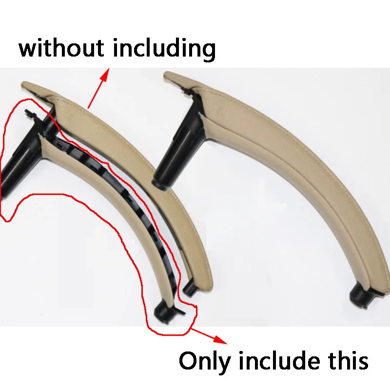 Автомобильная Левая Правая Внутренняя дверь подлокотник ручка внутренняя панель Потяните Накладка подходит для BMW F15 F16 X5 X6 после 2013