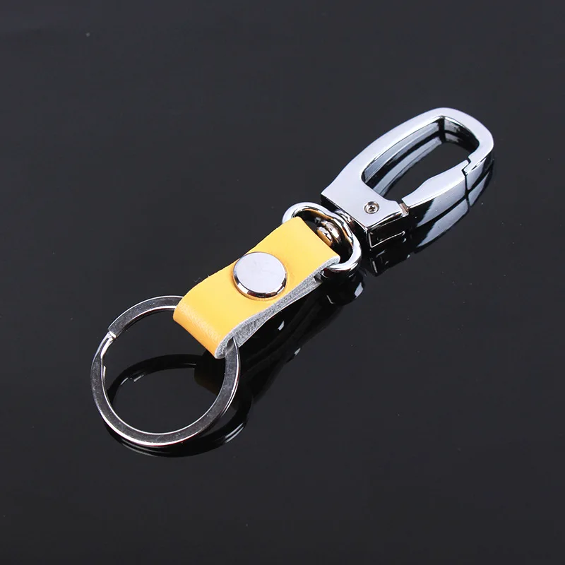 DIY EDC Карманный ключ организовать Смарт держатели ключей кошельки автомобильный металлический брелок коллектор брелок для ключей кольцо инструмент - Цвет: Цвет: желтый