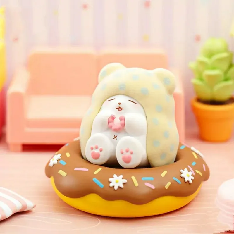 

Blind Box Toys Original Blanket Bear Afternoon Tea Time Series Model Confirm Style Cute Anime Figure Gift Surprise Box