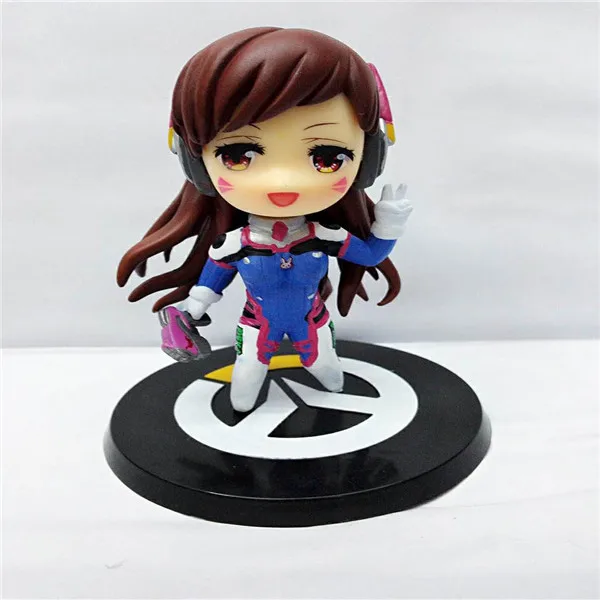 Аниме Гараж Комплект Overwatch часы Pioneer Cute DVA модель гаража комплект
