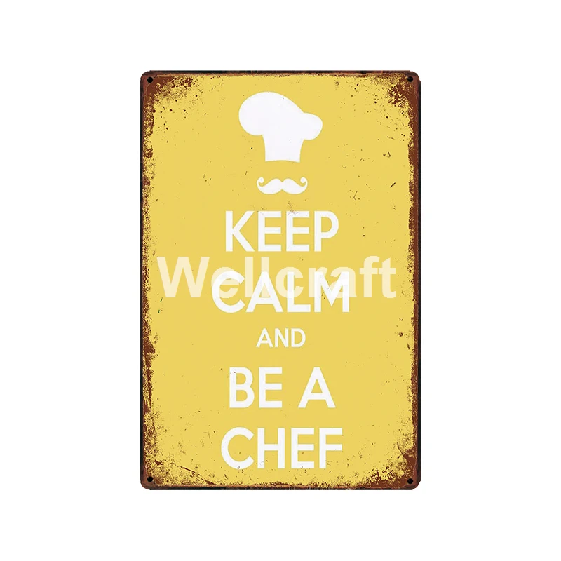 [WellCraft] KEEP CALM TEA BELIEVE COOK кофе баскетбол на металлической Настенная Наклейка оловянные знаки цитата на заказ Mordern Декор LT-1978 - Цвет: GLA-5394