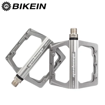 

BIKEIN Cycling Bike 4 Bearing Fixed Gear Pedals MTB Bicycle Platform Pedals Anti-Slip Flat Pedal Super Light MTB Accessories