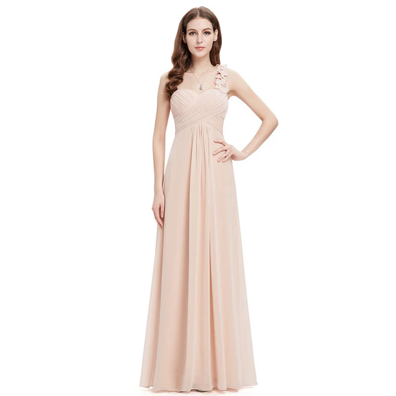 Это Yiiya размера плюс платье подружки невесты es лодочка шеи Ruched бордовый Vestido Madrinha одно плечо длинное платье подружки невесты C523