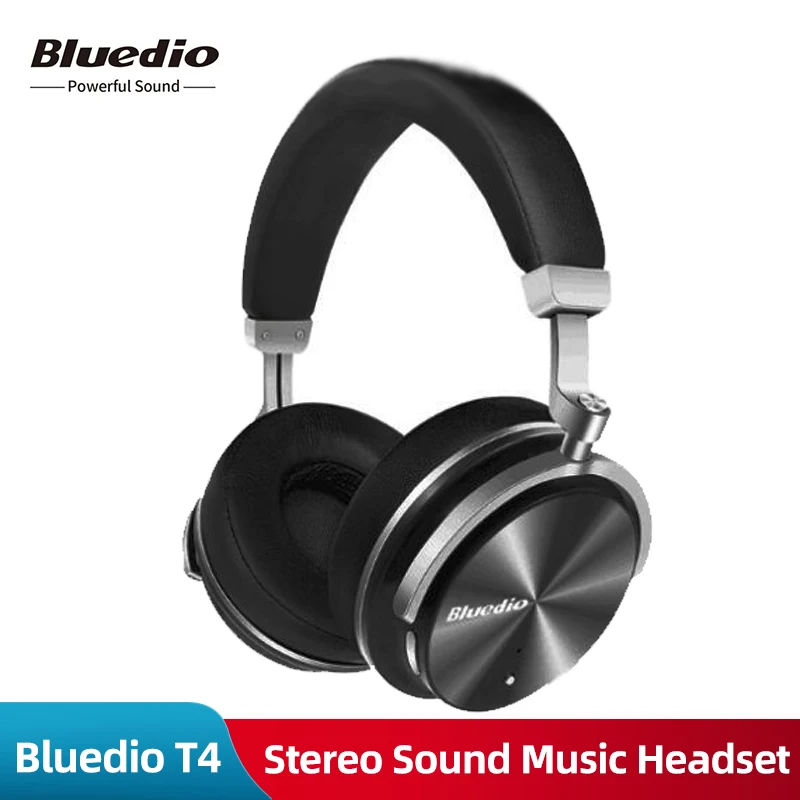Оригинальные беспроводные наушники Bluedio T4, Bluetooth наушники с микрофоном, Bluetooth, стерео звук, музыкальная гарнитура для телефонов