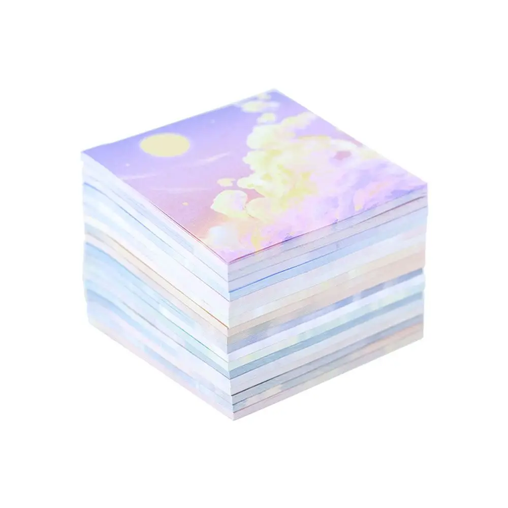 INS Styles 90sheets Creative Scenery Tour Self-Adhesive sticky notes Fresh Students Stationery Scrapbooking DIY Notepad